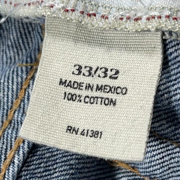 Polo Ralph Lauren Jeans Men 33x30 Relaxed‎ Straight Denim Blue Tag 33x32 - Picture 8 of 14